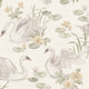 Lily Swan White and Multi Newbie Wallpaper Wallpaper by Boråstapeter