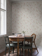 6928 Rose Garden White and Multi Wallpaper by Boråstapeter