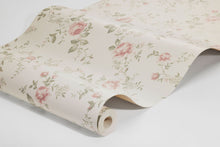 6928 Rose Garden White and Multi Wallpaper by Boråstapeter