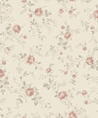 6929 Rose Garden Beige and Multi Wallpaper by Boråstapeter