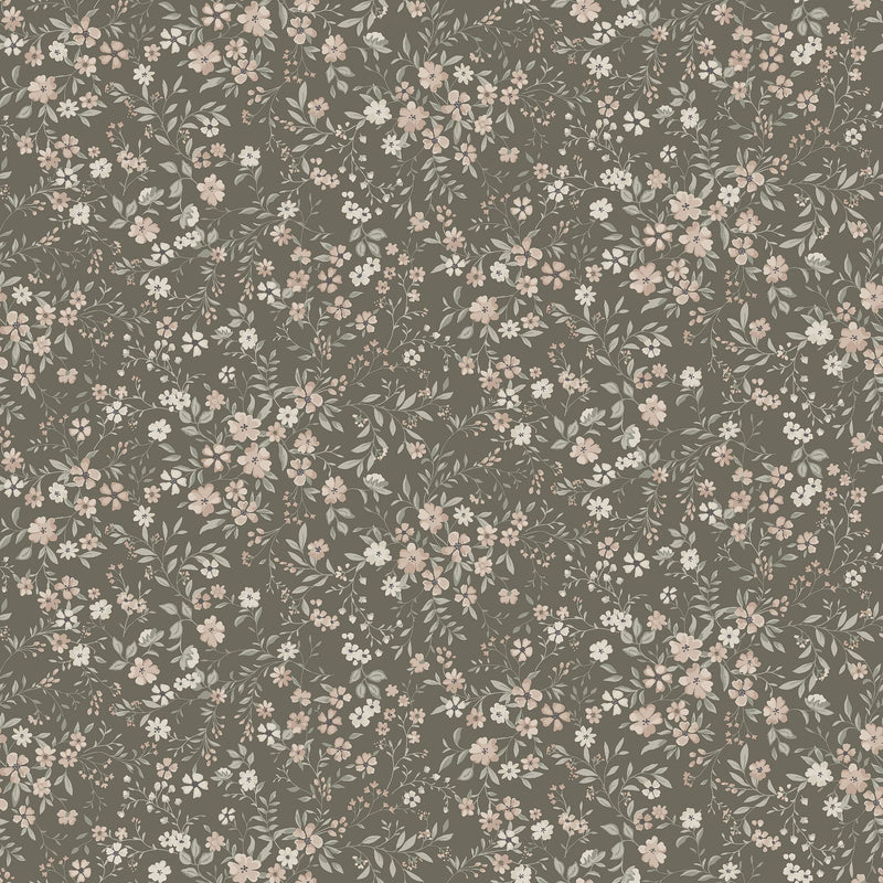 6930 Florence Brown and Multi Wallpaper by Boråstapeter