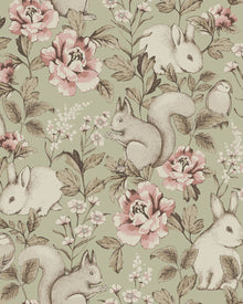 6931 Magic Forest Green and Multi Wallpaper by Boråstapeter