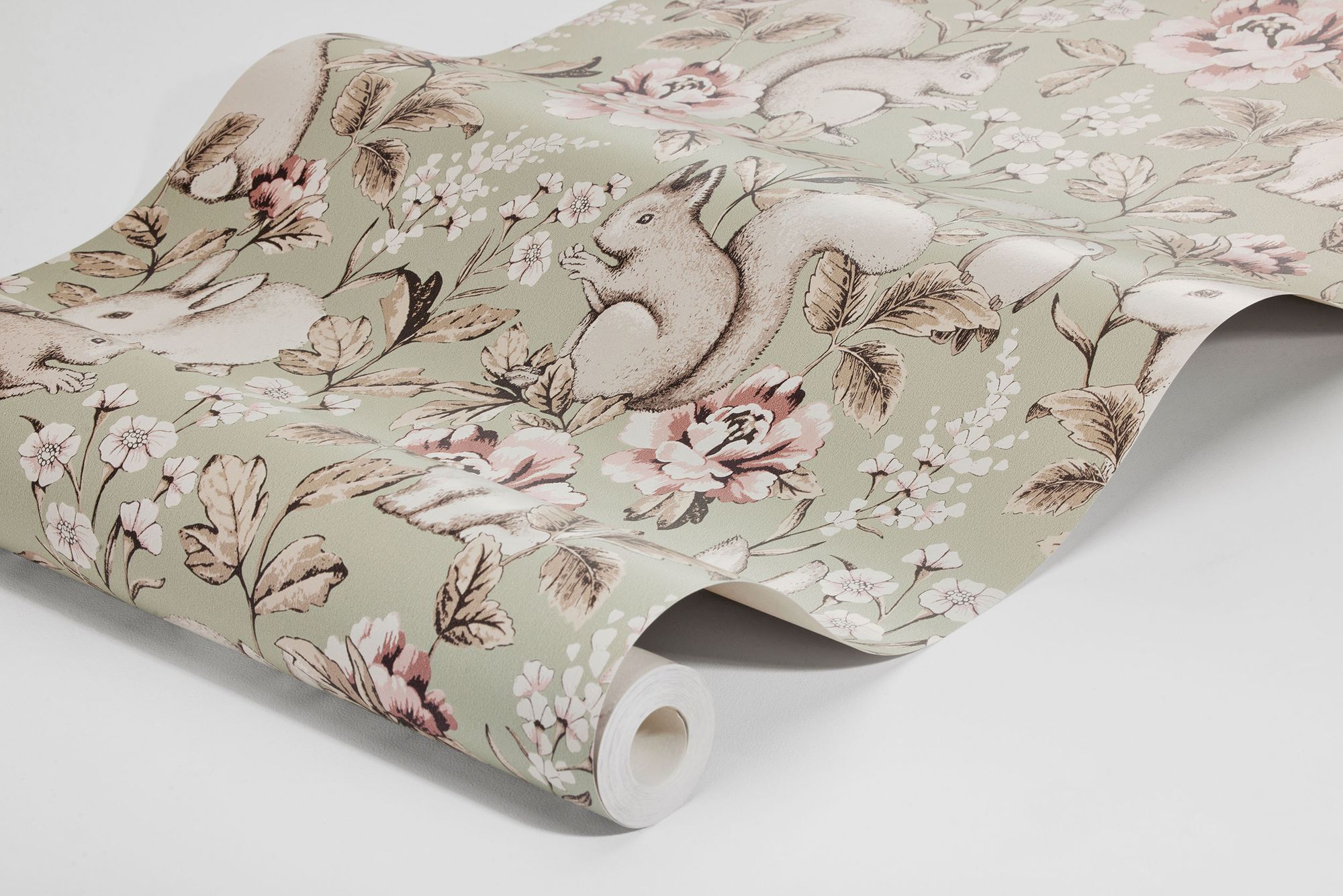 6931 Magic Forest Green and Multi Wallpaper by Boråstapeter