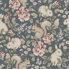 6932 Magic Forest Blue and Multi Wallpaper by Boråstapeter