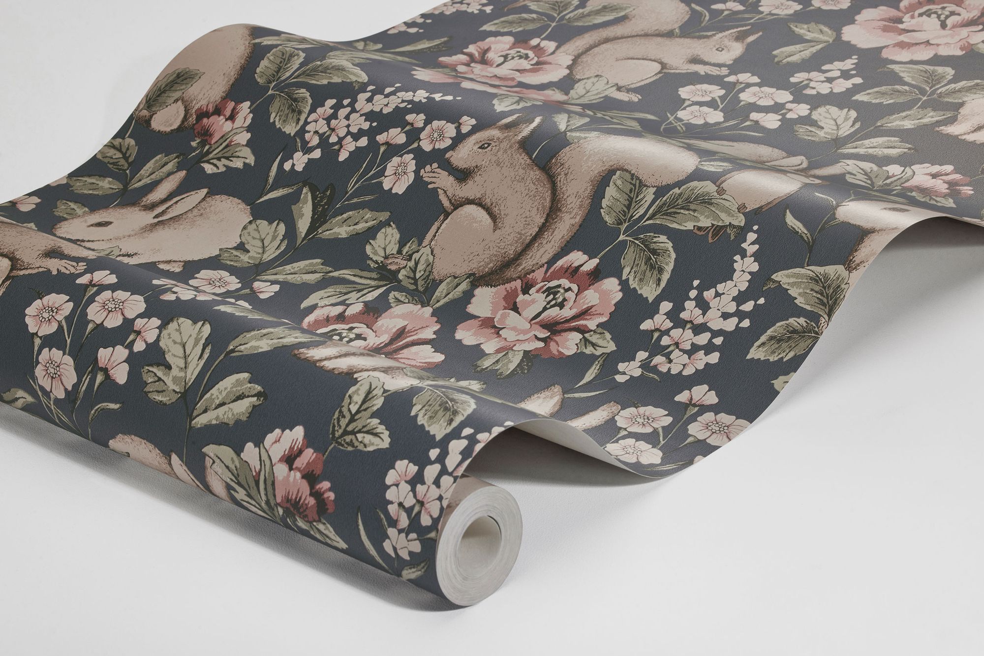6932 Magic Forest Blue and Multi Wallpaper by Boråstapeter