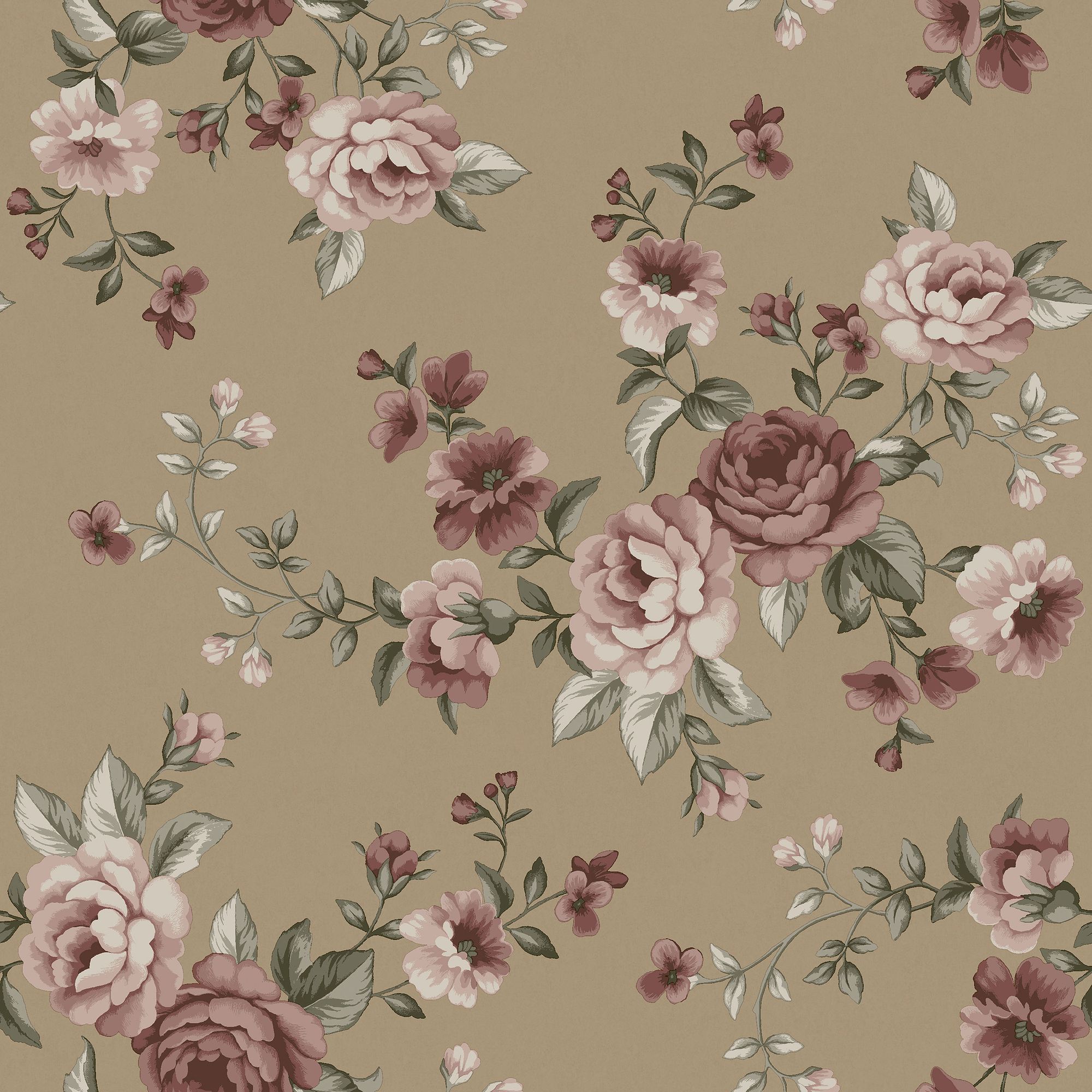 6934 Nomi Brown and Multi Wallpaper by Boråstapeter