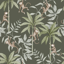 6935 Jungle Friends Green and Multi Wallpaper by Boråstapeter