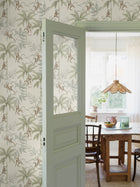6936 Jungle Friends White and Multi Wallpaper by Boråstapeter