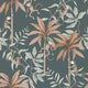 Jungle Friends Blue and Multi Newbie Wallpaper Wallpaper by Boråstapeter