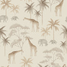 6938 Savannah Beige and Grey Wallpaper by Boråstapeter