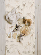 6938 Savannah Beige and Grey Wallpaper by Boråstapeter