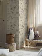 6938 Savannah Beige and Grey Wallpaper by Boråstapeter