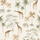 Savannah White and Multi Newbie Wallpaper Wallpaper by Boråstapeter
