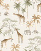 6939 Savannah White and Multi Wallpaper by Boråstapeter