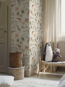6939 Savannah White and Multi Wallpaper by Boråstapeter