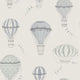 Up In The Sky Multi and Grey Newbie Wallpaper Wallpaper by Boråstapeter