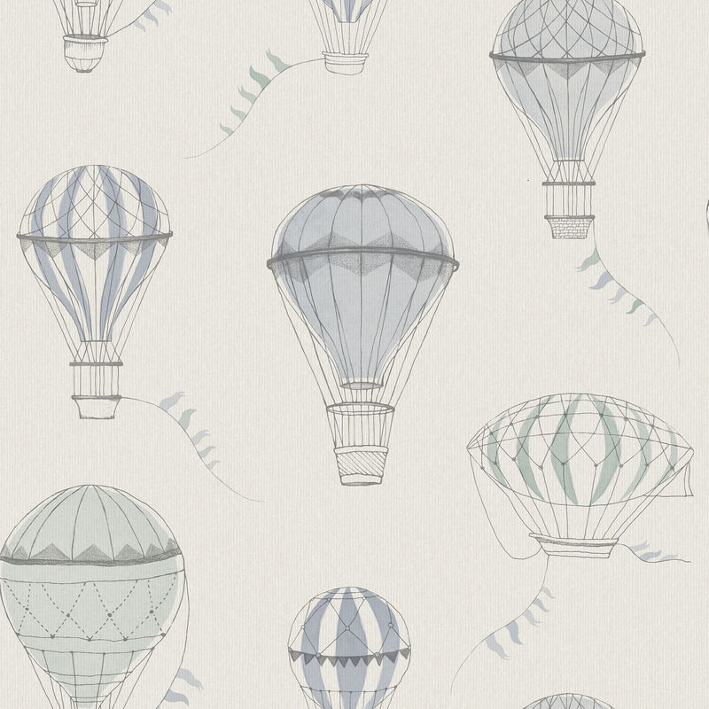 6940 Up In The Sky Multi and Grey Wallpaper by Boråstapeter