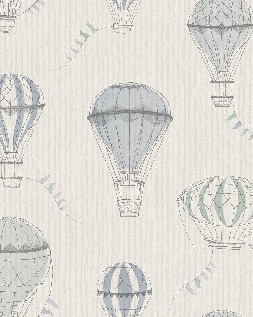 6940 Up In The Sky Multi and Grey Wallpaper by Boråstapeter
