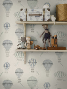 6940 Up In The Sky Multi and Grey Wallpaper by Boråstapeter
