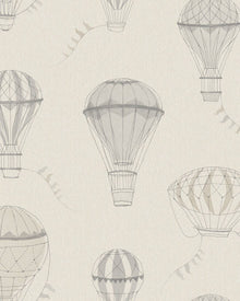 6941 Up In The Sky Beige and Grey Wallpaper by Boråstapeter