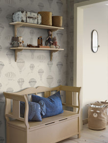 6941 Up In The Sky Beige and Grey Wallpaper by Boråstapeter