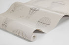 6941 Up In The Sky Beige and Grey Wallpaper by Boråstapeter