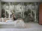 6943 Wild Forest Mural Green and Multi Wallpaper by Boråstapeter