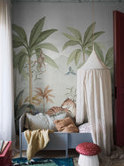 6945 Wild Jungle Mural Green and Multi Wallpaper by Boråstapeter