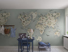 6946 Little Explorer Mural Blue and Multi Wallpaper by Boråstapeter