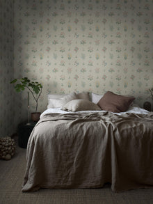 6951 Ängsflora Beige and Multi Wallpaper by Boråstapeter