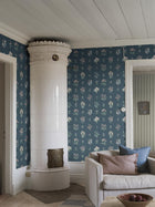 6952 Ängsflora Blue and Multi Wallpaper by Boråstapeter