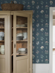 6952 Ängsflora Blue and Multi Wallpaper by Boråstapeter