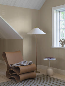 6953 Lilla Lyckan Yellow and White Wallpaper by Boråstapeter