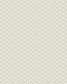 6954 Lilla Lyckan Green and White Wallpaper by Boråstapeter