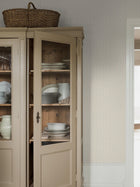 6955 Lilla Lyckan Beige and White Wallpaper by Boråstapeter