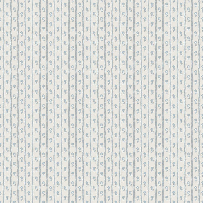 6956 Lilla Lyckan Blue and White Wallpaper by Boråstapeter