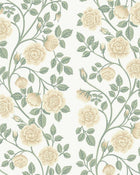 6957 Elsa Yellow and Green Wallpaper by Boråstapeter