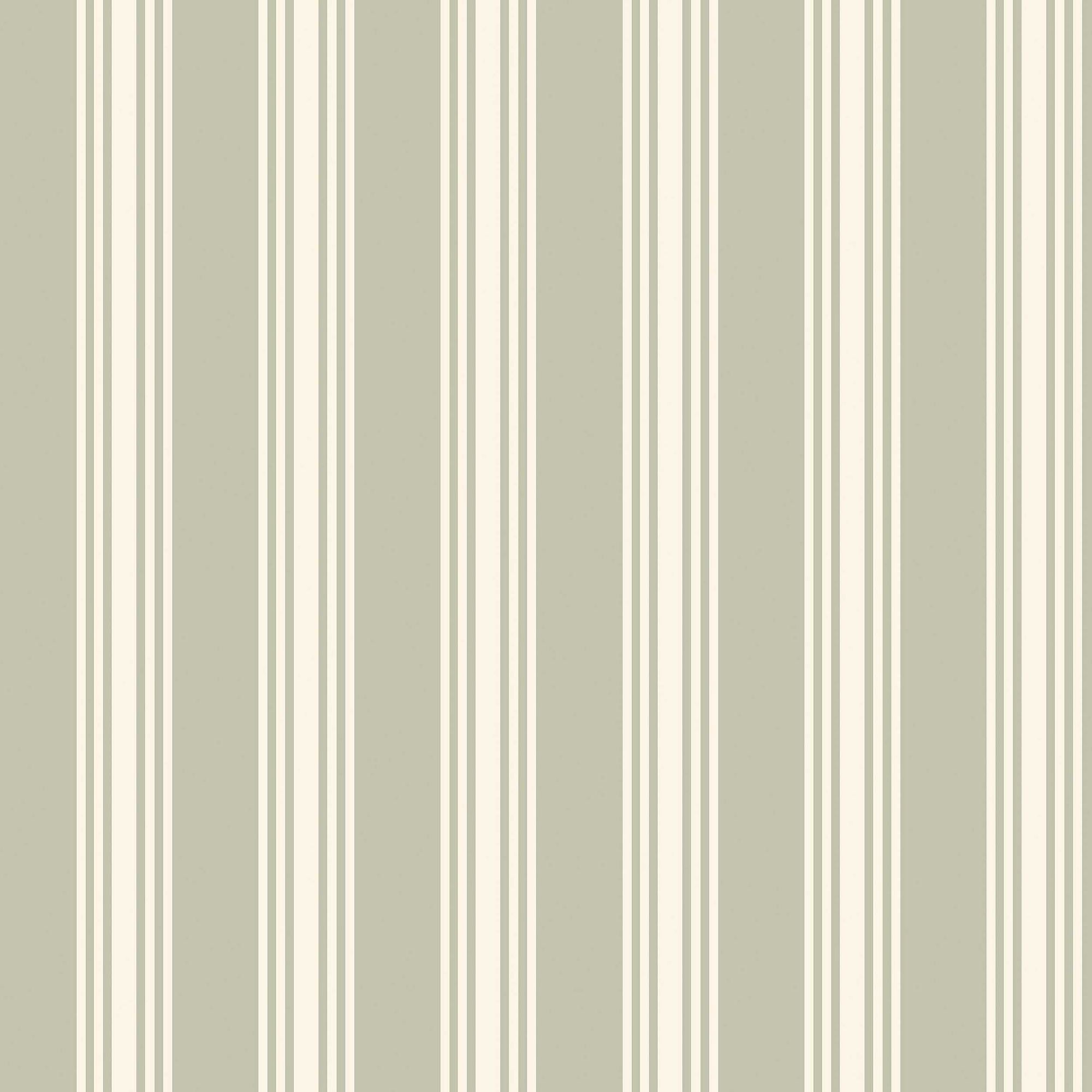 6959 Gunnebo Green and White Wallpaper by Boråstapeter