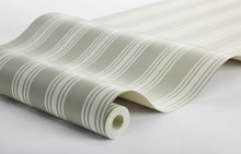 6959 Gunnebo Green and White Wallpaper by Boråstapeter