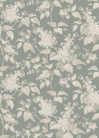 6963 Syren Green and Beige Wallpaper by Boråstapeter