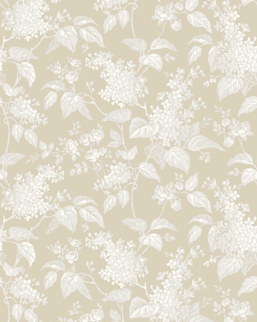 6964 Syren Beige Wallpaper by Boråstapeter