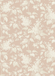 6965 Syren Pink and Beige Wallpaper by Boråstapeter