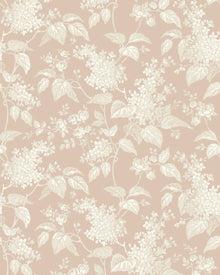 6965 Syren Pink and Beige Wallpaper by Boråstapeter