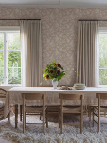 6965 Syren Pink and Beige Wallpaper by Boråstapeter