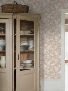 6965 Syren Pink and Beige Wallpaper by Boråstapeter