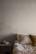 6967 Selma Beige and White Wallpaper by Boråstapeter