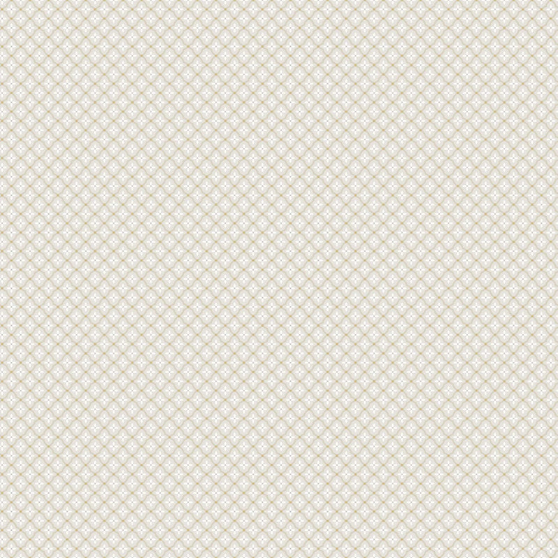 6967 Selma Beige and White Wallpaper by Boråstapeter