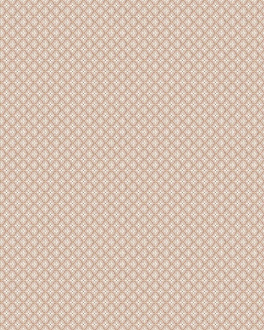 6968 Selma Pink and Beige Wallpaper by Boråstapeter