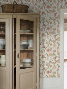 6969 La Belle Epoque Multi and Red Wallpaper by Boråstapeter