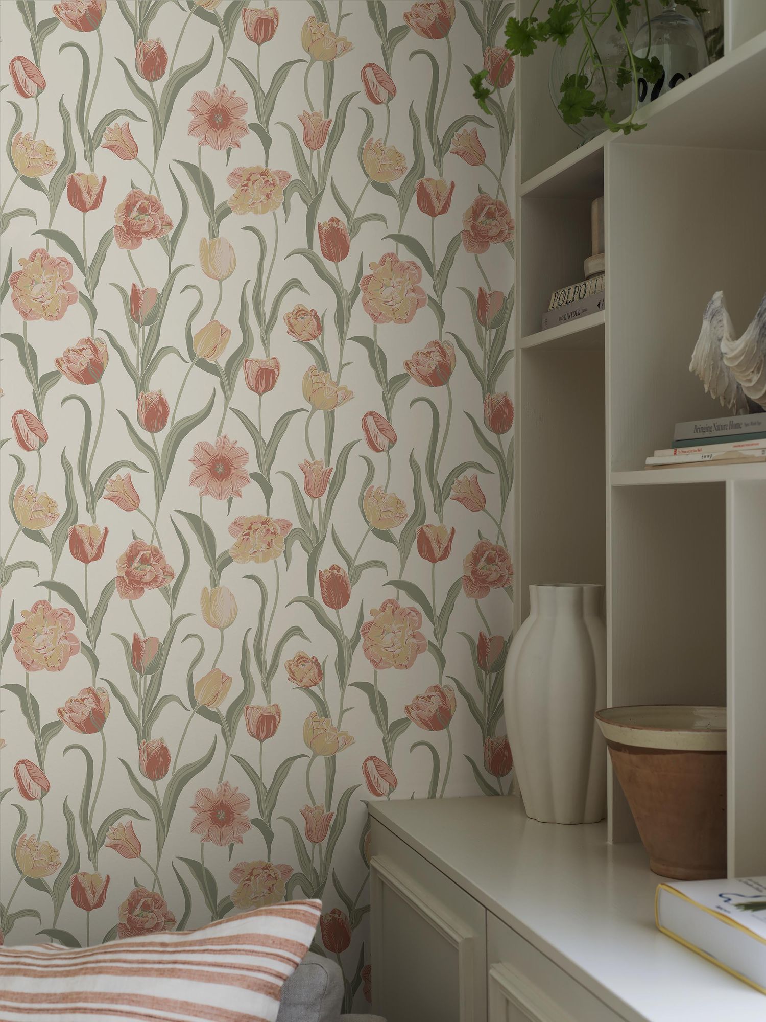 6969 La Belle Epoque Multi and Red Wallpaper by Boråstapeter